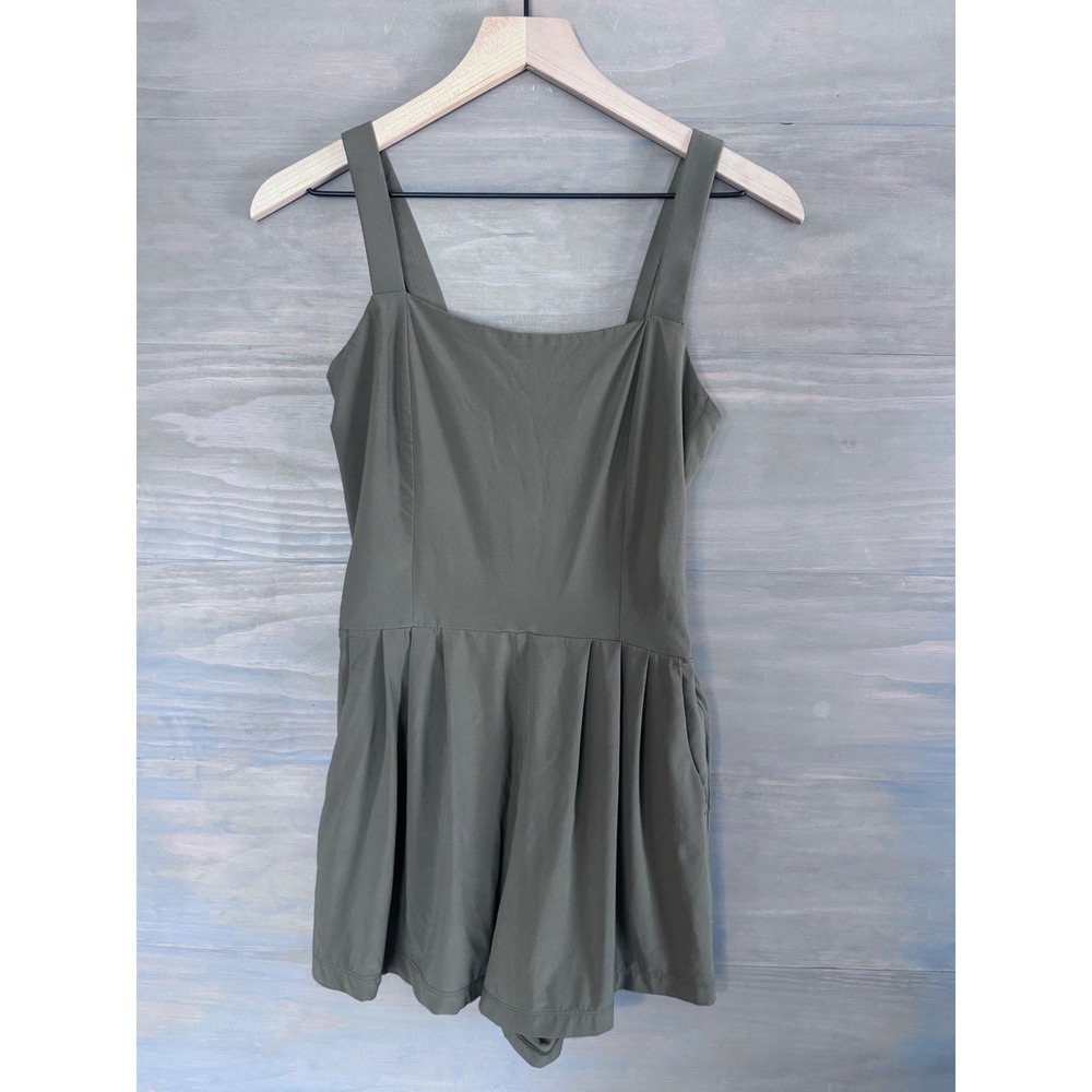 Vuori Olive Green Jumpsuit Romper